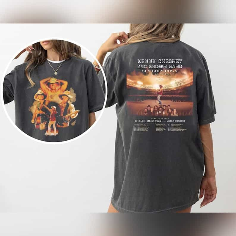 KeepTee Kenny Chesney 2024 Tour Shirt, Premium Shirt, Luke Combs