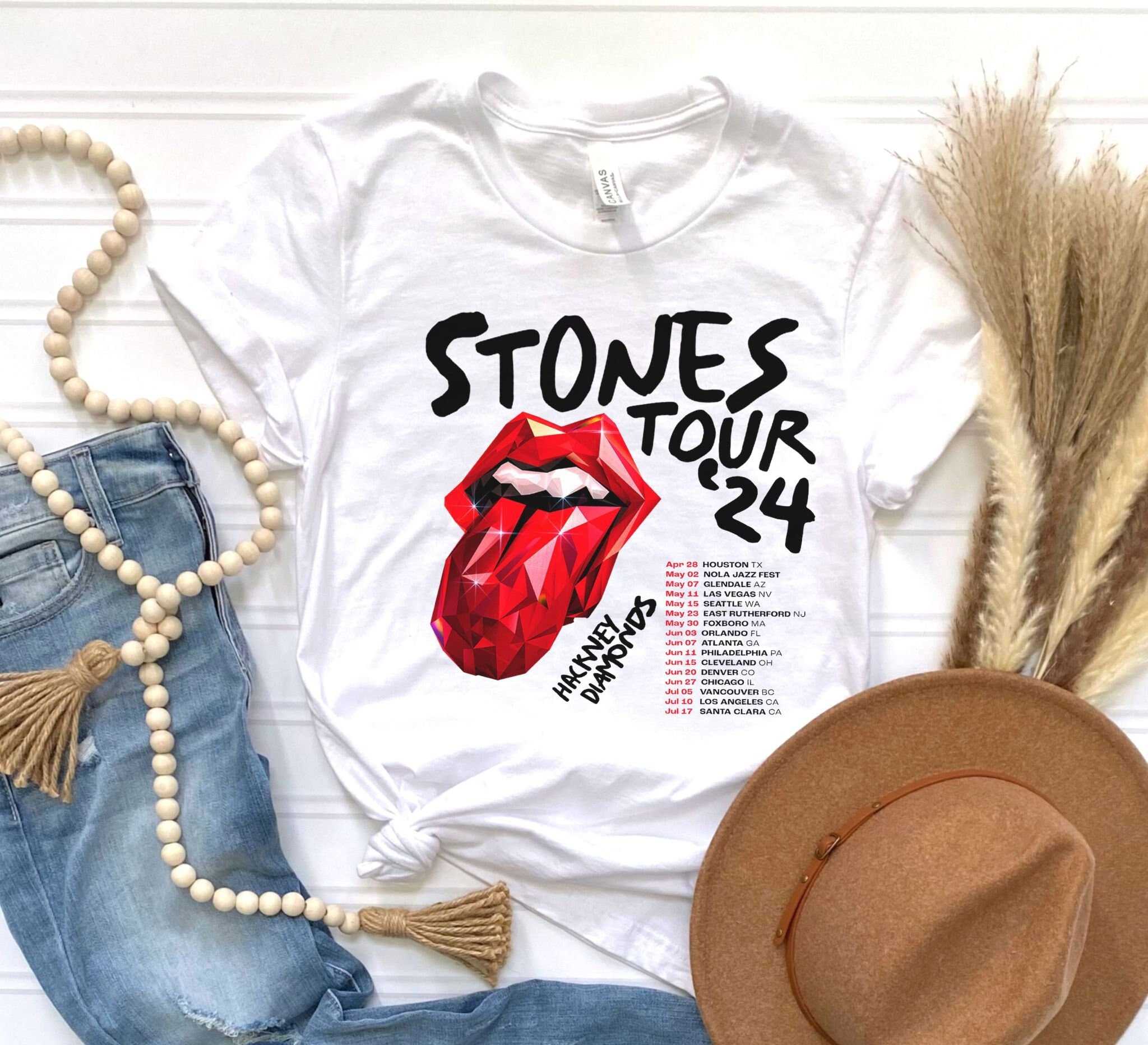 KeepTee The Rolling Stones Hackney Diamonds Tour 2024 Shirt, Rolling