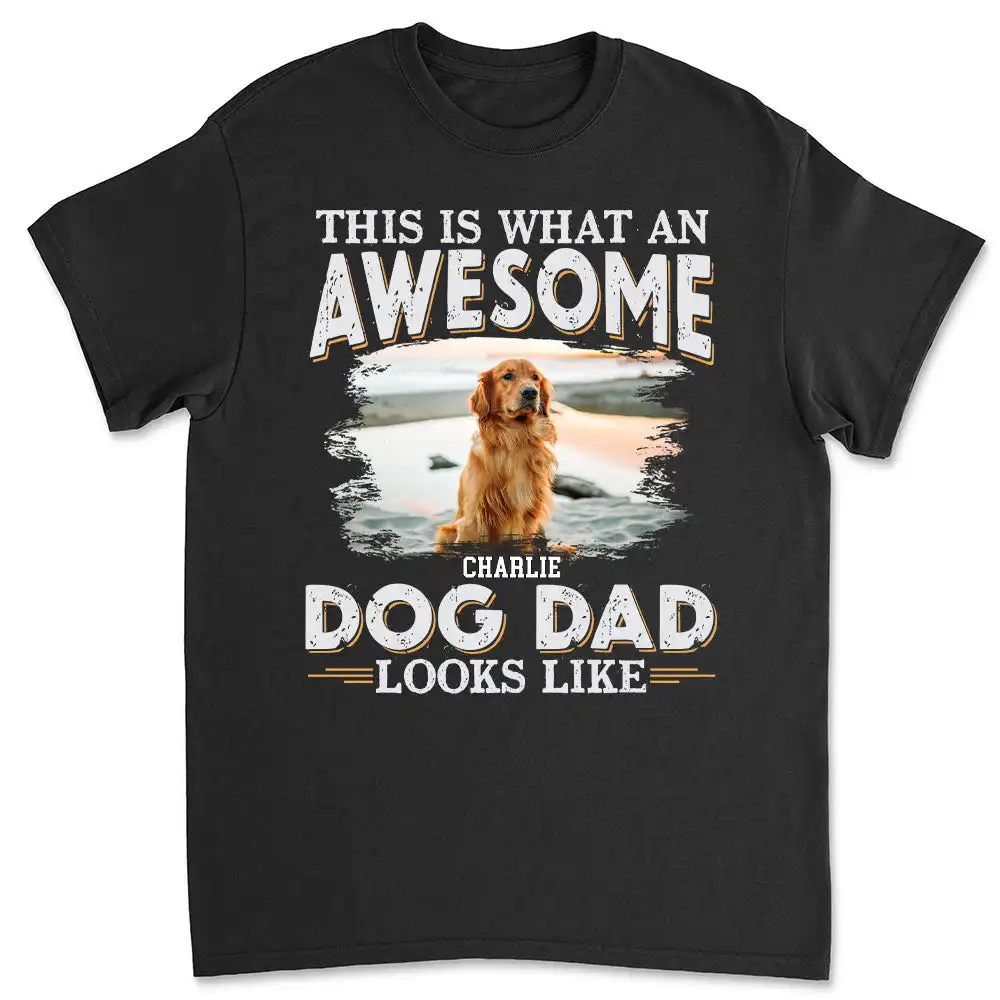 custom dog dad shirt